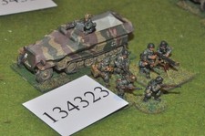 20mm WW2 / german - half track & 8 infantry - (134323)