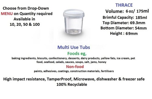 100 tamper proof - tamper, containers