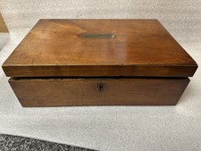 Antique Victorian Writing Slope Box Portable Lap Desk