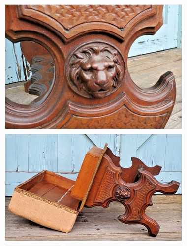 Slipper box lions head - slipper,