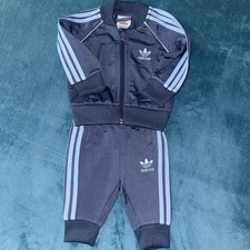 adidas Baby Tracksuit Blue, Size 0-3 Months