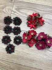 10 Lots Of Vintage Christmas Candle Wreath Rings For Table Centers