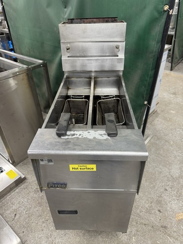 Pitco nat gas twin - nat, fryer