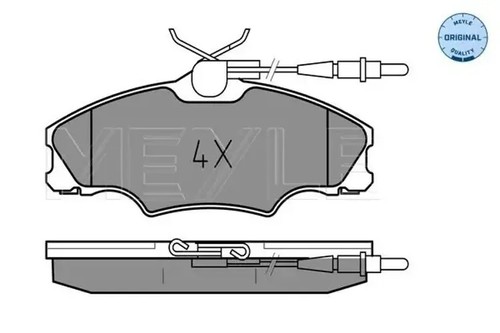Brake pads front - brake, 025