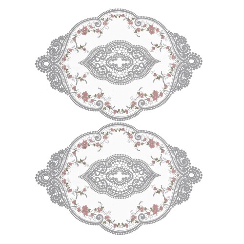 2pack 12x17in retro lace - 2pack,
