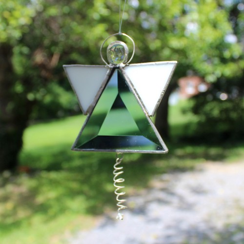 Angel sun catcher glass metal - sun,