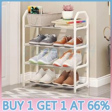 PORTABLE 4 TIER SHOE RACK
