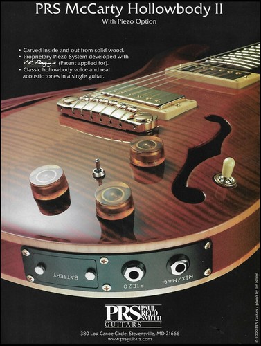 Prs ted mccarty hollowbody - prs, ii