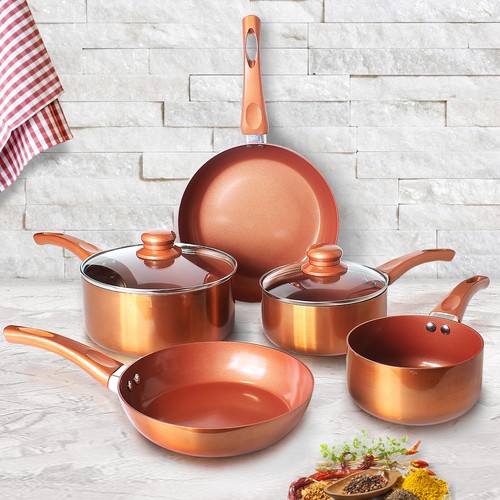 Piece non stick copper pan - non,