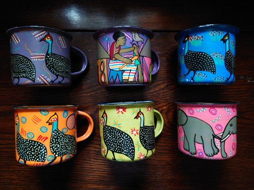 Decorative metal cups south - decorative,