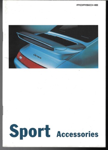 Porsche sport accessories 1996 - porsche,