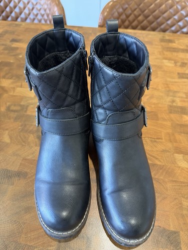 Pavers ladies black leather - pavers,