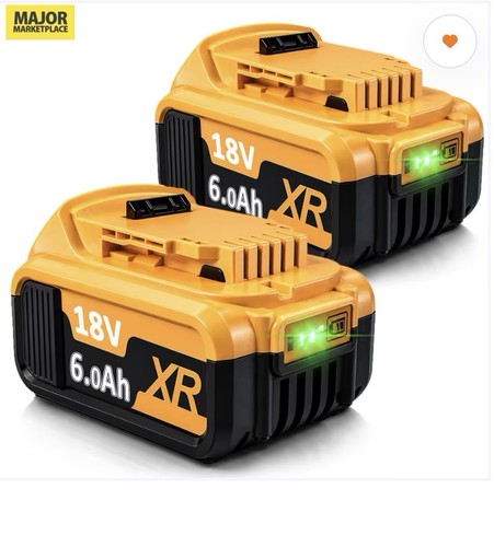 Pack replacement 18v - 2-pack,