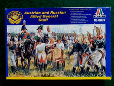 Italeri 1/72 - NAPOLEONIC AUSTRIAN/RUSSIAN ALLIED STAFF+ BOX 2003 MINT ON SPRUE!