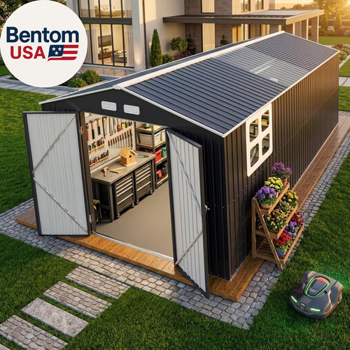 10x16 metal shed - ft, floor