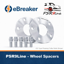 Silver Porsche Wheel Spacers