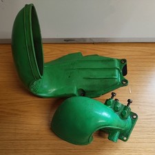 R53 R52 Mini Cooper S Supercharger Horns sprayed coated green.