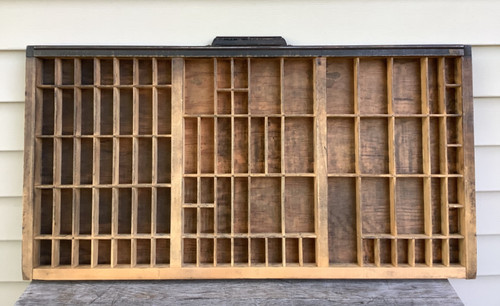 Antique wooden printers drawer - printers,