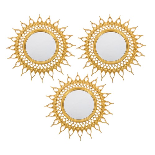 3pcs sunburst mirror - 3pcs, for