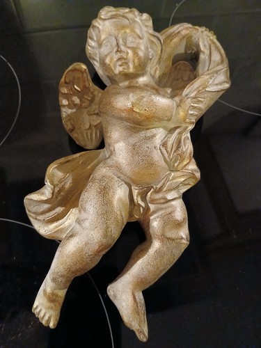 Rustic gold tone angel - rustic,