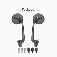 Slim mirrors OJO round black