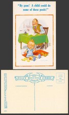 Donald McGill Old Postcard By