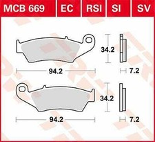 Honda CRF 250 X 2007-2018 TRW