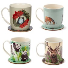 Stag - Panda - Horse - Cat - Boxed Gift Mug - Dad Mug - Porcelain Mug - Mum Mug