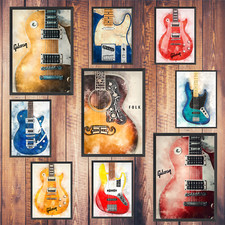 Music guitar poster - guitar, classic
