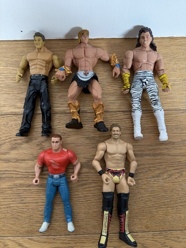 Wrestling action figures mixed - action,