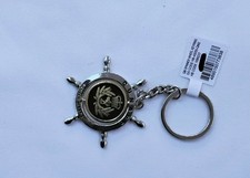CUNARD QUEEN MARY 2   Ships Wheel Spinner Key Ring   New  only available on ship