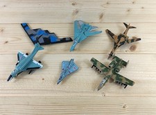 Vintage US Navy F-14 Tomcat A143 , B-1 Bomber, Skyhawk, A10A Diecast Planes X 6
