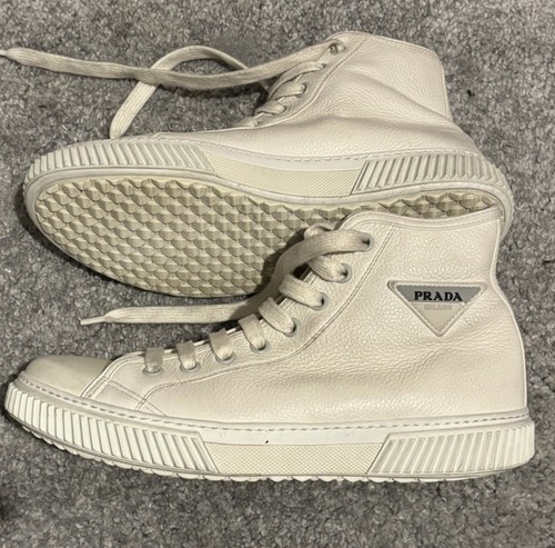 Prada men cream - cream, leather