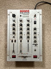 KAM BPM Junior Professional DJ mixer Pre Owned 3 Channels Crossfader Untested.