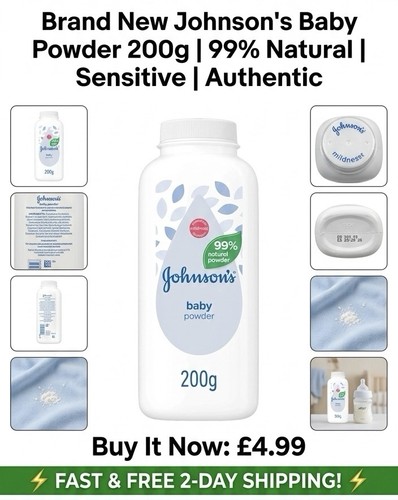 Johnsons baby powder 200g - 200g,