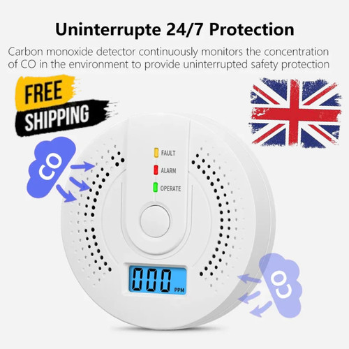 Carbon monoxide detector - monoxide,