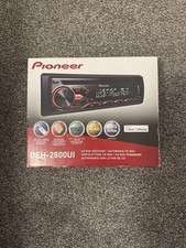 PIONEER DEH-X2800UI CD RECEIVER, IPOD IPHONE IPAD EQ AM/FM TUNER FRONT AUX USB