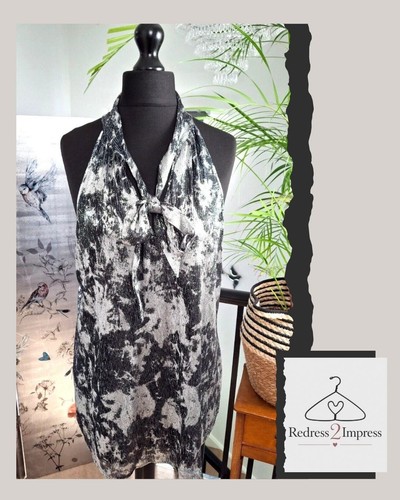 Silver womens halter - halter, by