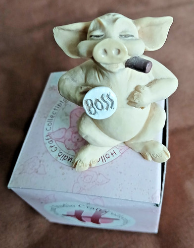 Pig figurine humorous model - pig,