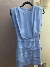 GORGEOUS NWOT ZARA BLUE  SLEEVELESS   DRESS  SIZE SMALL PERFECT