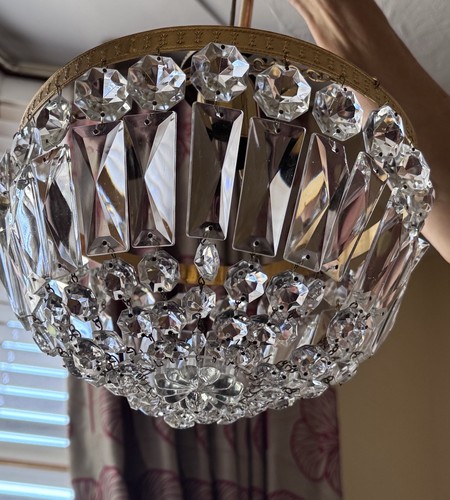 Beautiful diam crystal - 10”, &