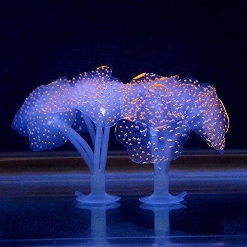 2pcs orange glowing artificial - 2pcs,