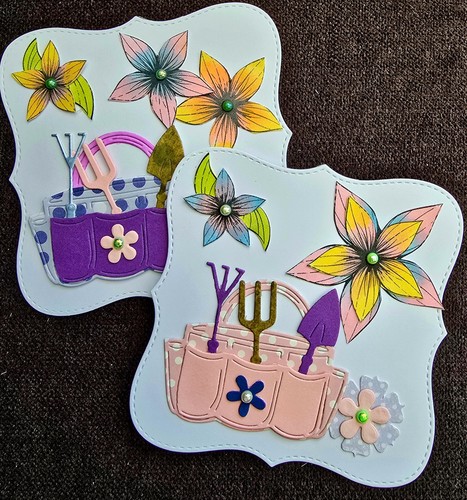 Handmade card toppers topper - handmade,