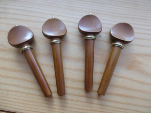 Boxwood violin pegs - 4,