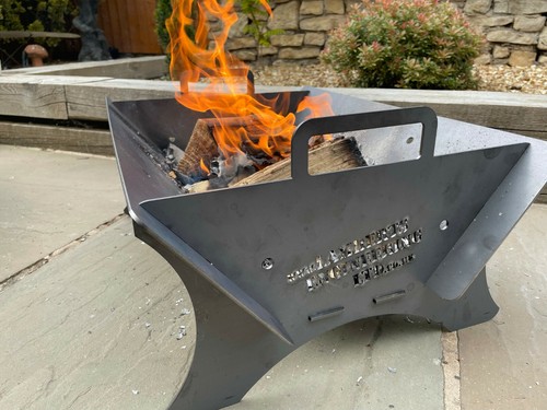 Fire pit bbq log - pit,