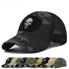 Mens Skull Embroidery Tactical