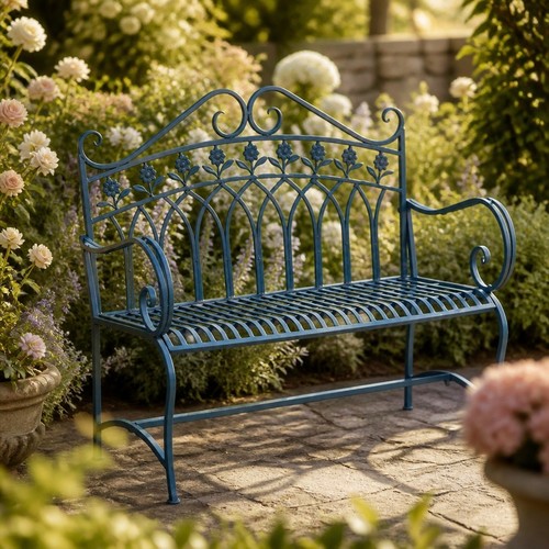 Seat vintage garden bench - 2,