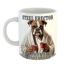 Coffee-Obsessed? STEEL ERECTOR YOU LOOK LIKE I NEED ANOTHER COFFEE Mug – Premium