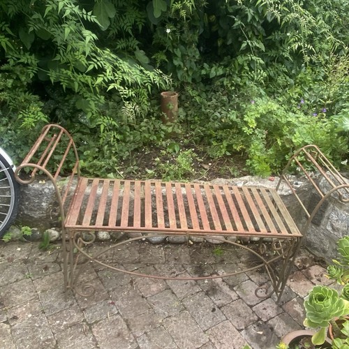Vintage metal ornate garden - metal,
