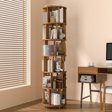 6 Tier Solid Wood Rotating